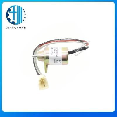  12V  119653-77950 Stop Solenoid Valve  for Yanmar SA-4562T SA-5213 Engine Spare Parts