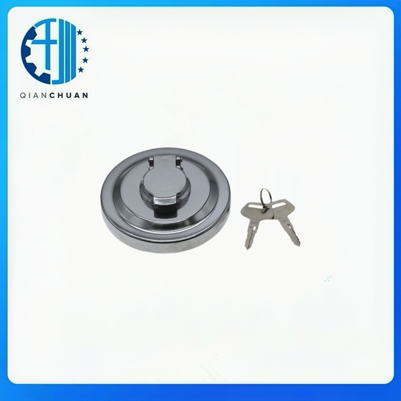 Fuel Tank Cap with 2 Keys   20Y-04-11160  20Y-04-11161 For  Komatsu  PC200  Engine  Spare Parts